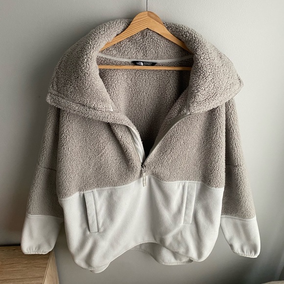 The North Face Jackets & Blazers - The North Face Plush Color block 1/2 Zip Pullover